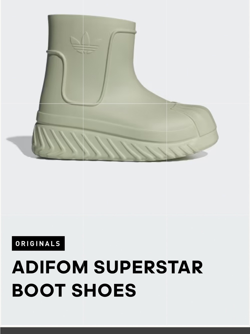 Adidas Adifom Superstar Boot 9 1/2
